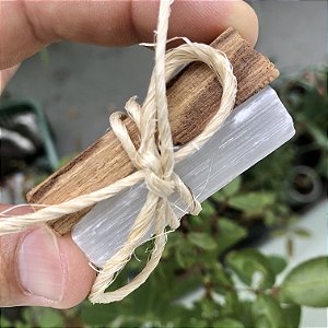 Kit selenita + palo santo