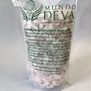 Cascalho Quartzo Rosa 400gr