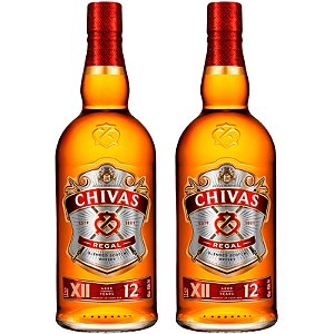 Kit c/ 2 Chivas Regal 12 anos (750ml) - Whisky