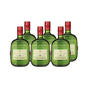 Kit c/6 Buchanan's Deluxe 12 anos (750ml) - Whisky