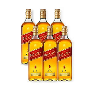 Kit c/6 Johnnie Walker Red Label (750ml) - Whisky