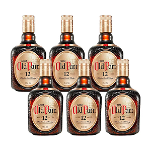 Kit c/6 Old Parr 12 anos (750ml) - Whisky
