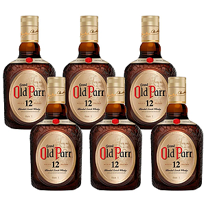 Kit c/6 Old Parr 12 anos (1L) - Whisky