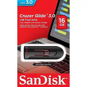 Pendrive SanDisk Cruzer Glide USB 3.0 - 16GB