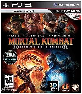 Ps3 - Mortal Kombat Komplete Edition - Seminovo