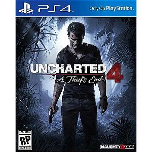 PS4 - Uncharted 4: A Thief's End - Seminovo