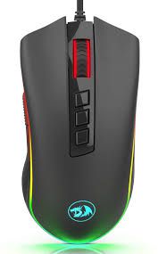 Mouse Gamer Redragon King Cobra Chroma RGB, 24000 DPI, 7 Botões Programáveis, Black, M711-FPS