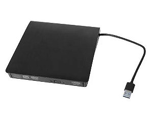 Leitor Gravador Drive Cd Dvd Externo USB 3.0 Portátil Slim - (DG-300)