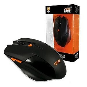 Mouse Gamer Vertex Óptico s/ Fio 6 Botões - OEX (MS-400)