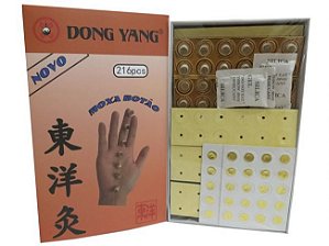 Moxa Adesiva Botão Dong Yang (1  PLACA c/ 12 botões)