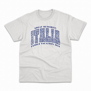 Itália - Camiseta Básica Regular Personalizada