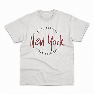 New York - Camiseta Básica Regular Personalizada