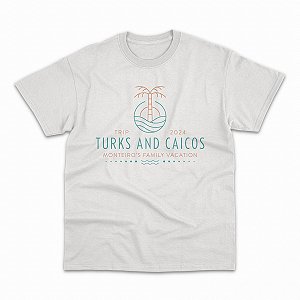 Turks and Caicos - Camiseta Básica Regular Personalizada