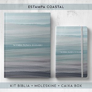 BIBLIA + MOLESKINE + BOX  - COASTAL