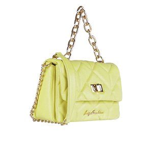 Bolsa Feminina Pequena Viena Luiza Barcelos Amarelo