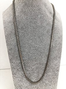 Colar Feminino Riviera Pequeno Specchio Prata