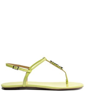 Sandália Feminina Rasteira Crystal Schutz Logo Verde