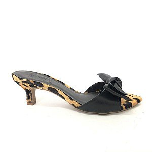 Tamanco Feminino Casual Specchio Dubai Onça