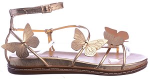 Papete Feminina Fada Borboleta Real Life I Specchio Brand Dourada