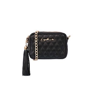 Bolsa Feminina Mini Matelassê Luiza Barcelos Preta