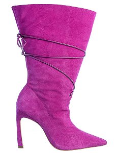 Bota Feminina Cano Alto Camurça Schutz Violetta