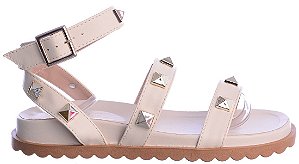 Papete Feminina Laura Spikes Real Life II Specchio Brand Off White