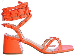 Sandália Feminina Pamela Colorindo Specchio Brand Laranja