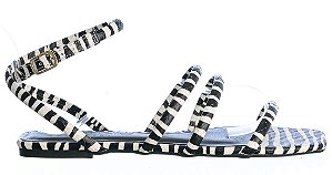 Rasteira Feminina Mara Colorindo Specchio Brand Zebra