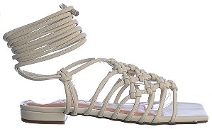 Rasteira Feminina Eva Colorindo Specchio Brand Off White