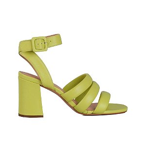 Sandália Feminina Tiras Paralelas Prisma Luiza Barcelos Verde