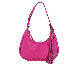 Bolsa Feminina Pequena Meia Lua Prisma Luiza Barcelos Rosa