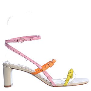 Sandália Feminina Kattie Colors SS23 Schutz Nude