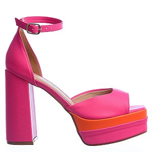 Sandália Feminina Meia Pata Offline Rosa