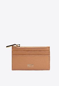 Porta Cartão Feminino New Lorena Couro SS23 Schutz Bege
