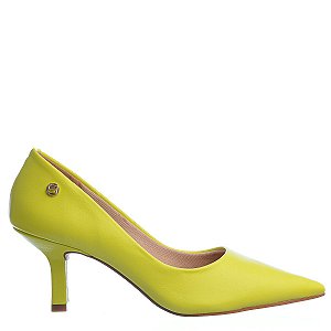Scarpin Feminino Salto Baixo Offline Verde Lima