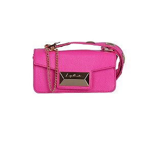 Bolsa Feminino Pequena Estruturada Prisma Luiza Barcelos Rosa