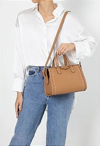Bolsa Feminina Média Bowling Lila SS23 Schutz Marrom