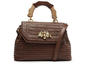 Bolsa Feminina Média Tote Tramada Abelha Schutz Marrom