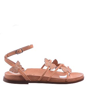 Papete Feminina Lara Borboleta HotFix Sonho De Verão Specchio Brand Nude