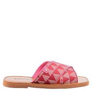 Rasteira Feminina Triangle Signature X SS24 Schutz Rosa