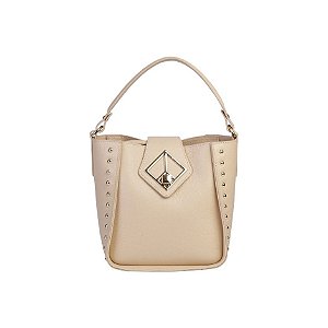 Bolsa Feminina Média Tote Chrome Balls Luiza Barcelos Off White
