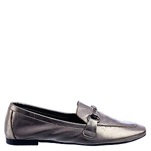 Mocassim Feminino Isis Fivela Raio de Sol Specchio Brand Chumbo