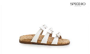 Papete Mônica Laço Cortiça Back In Stock 24 Specchio Brand Off White