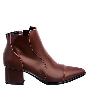 Bota Isa Bico Fino Mocha Mood MYSB  Marrom