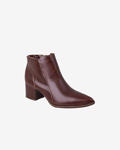 Bota Isa Bico Fino Mocha Mood MYSB  Marrom