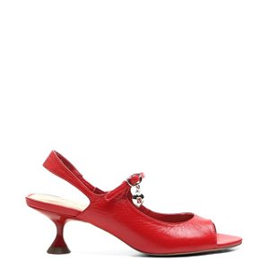 Sandália Madri Naive Dolls Cerro Couro VCZ Fall 24 Vicenza Vermelho