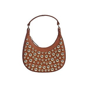 Bolsa Pequena Semi Esfera Meia Lua Luiza Barcelos Bronze