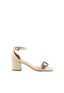 Sandália Soraia Fivela Momentos 2 Specchio Brand Off White