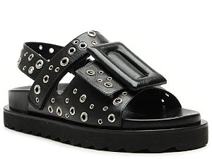 Papete Aplicações Ilhós Laço Velcro Dark Romance VCZ FALL 24 Vicenza Preto
