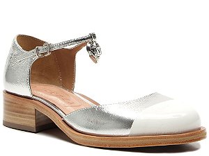 Mocassim Metal Verniz Iconic Shapes VCZ FALL 24 Vicenza Prata